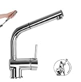 Produkt-Bild: hochwertige Hochdruck Sp&uuml;ltischarmatur chromoptik mit &Ouml;kosparkartusche Armatur Wasserhahn Einhebelmischer K&uuml;che