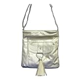 Tassel Detail Cross Body Fashion Bag Gold