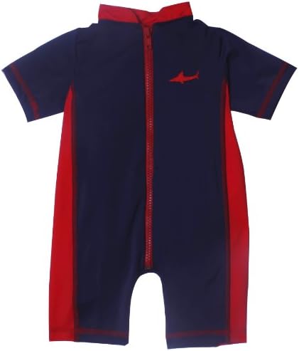Common Purpose Boy's Mikey Short Sleeve UPF50 Sunsuit 9 Months Navy