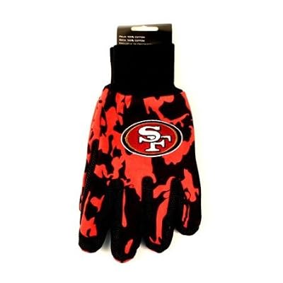 NFL Officially Licensed Team Colored Camo Work Utility Gloves
