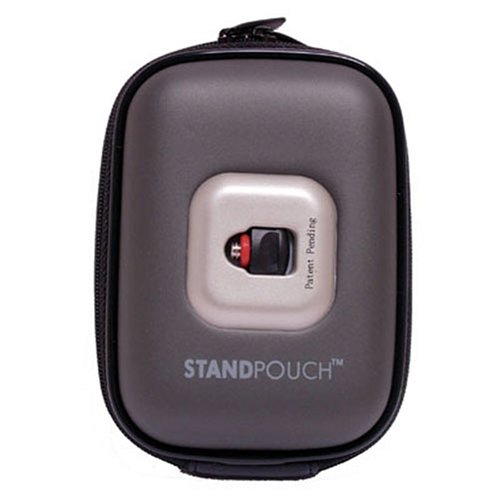 Maximal Power POU-ST-122 Large StandPouch EVA Hard Shell Digital Camera Case (Gray)