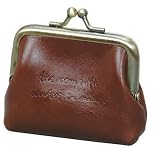 Italian Leather コインケース ブラウン K-