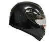 Dual Visor Carbon Fiber Full Face Motorcycle Street Sport Bike Helmet DOT (Large)