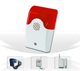 PiSector S04 Wireless Security Alarm System with Flash Siren 433MHz 2 in 1 Kit