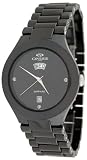 Oniss #ON8880-M1 Men's Black C Swiss Ceramic Collection Collection Watch