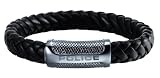 Police Armband Leder 19cm PJ22045BLB/01-19