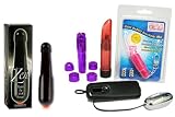 CalExotics Zen Tranquility Massager Black Bundle - Adult Toy Sex Kit