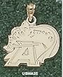 U.S. Military Academy New A Knight Logo 5/8" Charm/Pendant