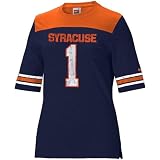 Nike Syracuse Orange #1 Navy Blue Ladies College Football Jersey T-shirt