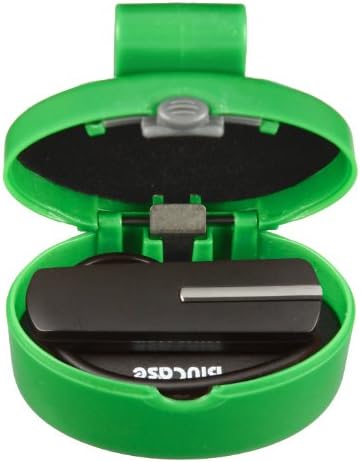 Green, Universal Bluetooth Headset Carrying/Protection Case (Standard BluCase). Compatible with most Jabra, Motorola, Phantronics, Jawbone, Samsung, Bose, LG, Nokia, and other brands of Bluetooth headsets.