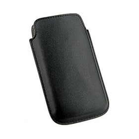 DB Premium Professional iPhone 3G Leather Pocket Pouch (No Clip) - Black
