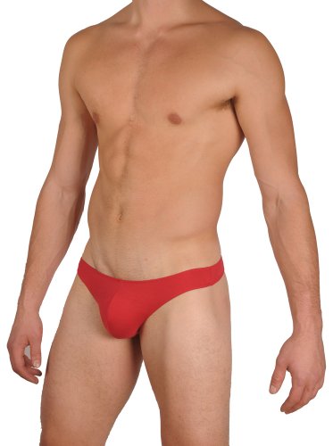 Men s Thong Underwear by Gary Majdell Sport Red Large