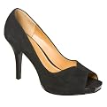 Women's Mossimo&reg; Vilma Peep-Toe Pumps - Black