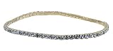 Anklet - A11 - Swarovski ( tm ) Crystal - Stretch ~ Lt. Sapphire ( Blue ) - B0006Q3QBS
