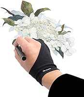 Huion Artist Glove for Graphics Drawing Tablet - Cura CR-01 (1 Unit of Free Size, Good for Right Hand or Left Hand)