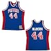 Mitchell & Ness Detroit Pistons 1989 Rick Mahorn #44 NBA Basketballl Jersey (Size: 48(XL))