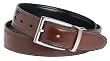 Nautica Men's 1 1/4" Leather Sport Reversible Belt, Tan/Black