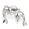 Goldmaid Damen-Charmohrstecker 925 Sterlingsilber Delphine Ch O4117So