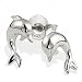 Goldmaid Damen-Charmohrstecker 925 Sterlingsilber Delphine Ch O4117So