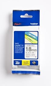 Brother 3/4 Inch x 26.2 Feet Black on White Labeling Tape (TZ241)