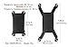 Bike Mount, SQdeal® Bicycle Motorcycle Handlebar Bar Phone Holder Cradle for iPhone 6s/6/6 Plus/5/5S/5C/4/4S,4G/3G Smartphone(Black)