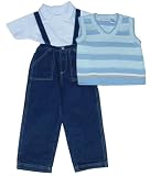 Little Boys' Sweater Vest Set with Suspenders
