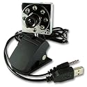 Sogatel - Skype compatible 1.3 megapixel webcam-8 LED with mic - PC and Apple Mac