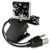 Electronics : Sogatel - Skype compatible 1.3 megapixel webcam-8 LED - PC and Mac