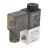 uxcell 空気圧用電磁弁　2ウェイ2ポジションの電磁弁　圧縮空気用電磁弁　DC 24V 120mA