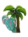 Palm Artglass Hand Painted Night Light