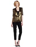 BCBGMAXAZRIA Womens Foley Patch Pocket Blazer