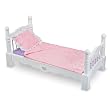 Melissa & Doug Deluxe Wooden  Doll Furniture - Bed