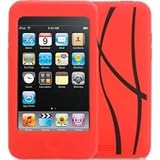 FlexGrip,  2-Pack for iPod Touch 2G, Black & Red- Silicone case for iPod Touch 2G