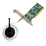 Edimax EW-7128Gn 150Mbps Wireless 11n PCI adapter with Extra Long Cable of External Detachable Dipole Antenna