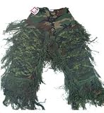 GhillieSuits Sniper Ghillie Pants Leafy Large