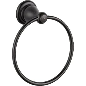Delta 77846-RB Leland Towel Ring, Venetian Bronze