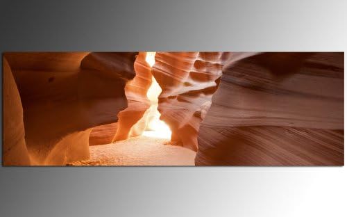 Acrylic print AG39000502 PICTURE / Panel Art behind AcrylicGLASS 35,4 x 11,8 in SANDSTONE CAVE NATURE DECO DESIGN, LIVING ROOM, KITCHEN, OFFICE / BEST HANDMADE QUALITY