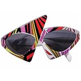 80s Asymmetrical Multicolor Sunglasses