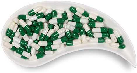 CapsulCN,Green&White Capsules for capsule filler Size00-4#,10000pcs,5000pcs,2000pcs, Separated/Joined (5000(Joined), 0#)