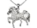 Crystal Horse Stud Pendant Necklace Fashion Jewelry 16