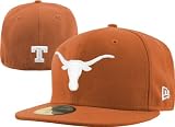 NCAA Unisex Adult Texas Longhorns College 59Fifty (Rust Orange, 7  5/8)