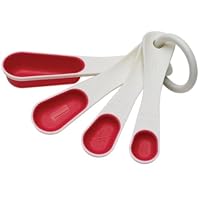 Chef'n SleekStor Nesting Spoons, Cherry Color