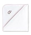 Bellybutton 44249 - Kapuzenhandtuch, Ma&szlig;e: 80 x 80 cm, white / rose