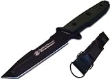 Smith & Wesson Homeland Security Tanto Fixed Blade Knife with Nylon Sheath