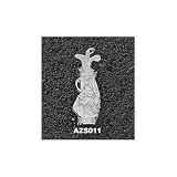 Arizona State Sun Devils Solid Sterling Silver Sparky Golf Bag Pendant