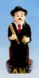 Religious Statue - Saint Martin de Porres - 4" Height - Magnetic and Adhesive Base