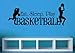 BestPricedDecals EAT, Sleep Play Basketball : Girls #4 ~ Wall Decal, 12