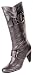 BCBGirls Women's Maisha Heels,Pewter Tumbled Metallic,7.5 M