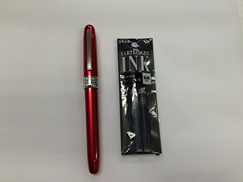 Plaisir fountain pen in red ink character set of two (japan import)