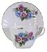 English Bone China Teacup & Saucer- Sweet Pea Decor